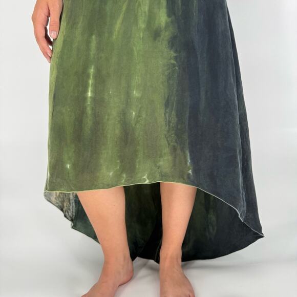 Hard Tail Forever Y2K Strapless Tie Dye Hi-Lo Maxi Dress Size XS Hippie Boho - Picture 3 of 10